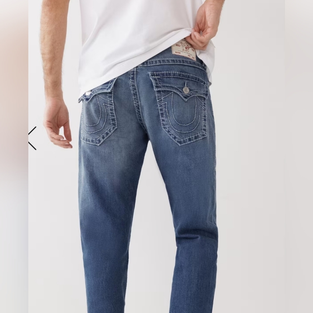 True Religion Medium Blue Geno Jeans